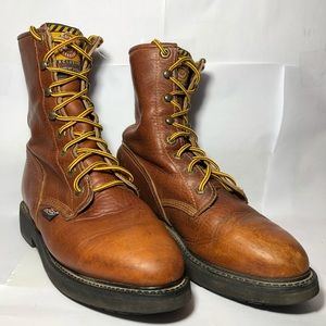 Vintage Justin Womens Western Leather 7.5 L762